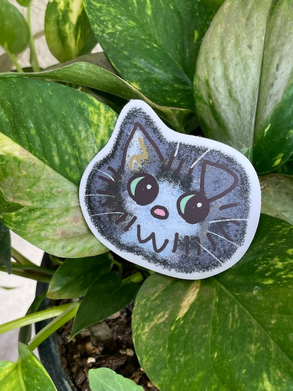 Nuffin Muffin Kiki Cat Sibling Collab Sticker