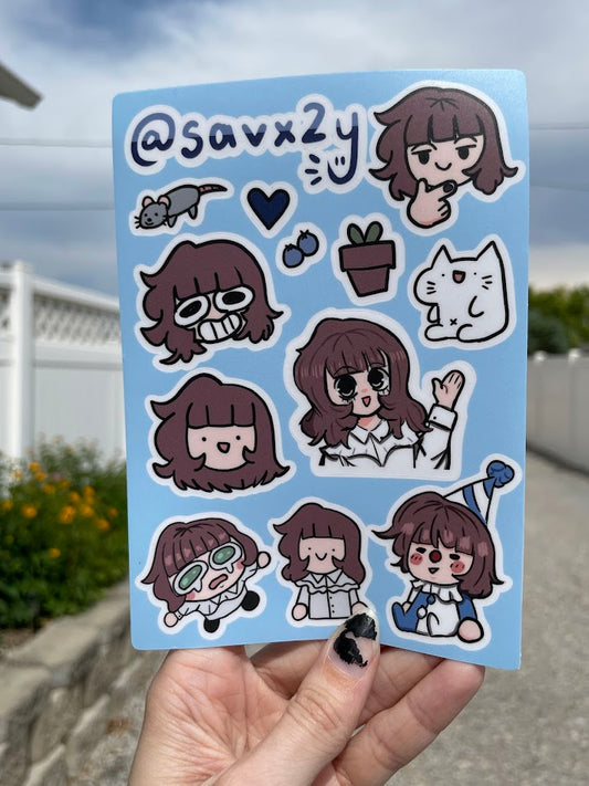 Savx2y/Savvy Sticker Sheet