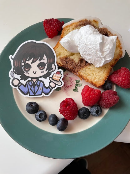 Haruhi with Cake Sticker